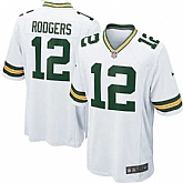 Nike Men & Women & Youth Packers #12 Aaron Rodgers White Team Color Game Jersey,baseball caps,new era cap wholesale,wholesale hats